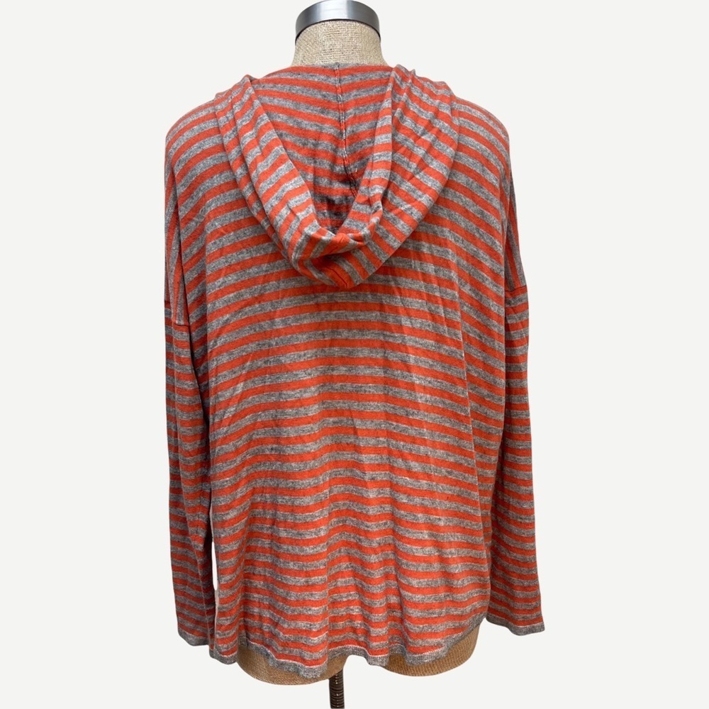 Joie Striped Wool Blend Hooded Sweater S - Picture 5 of 5